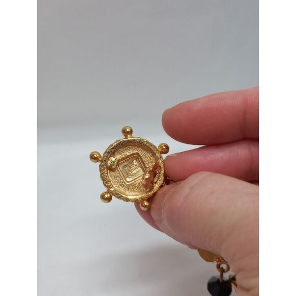 GERARD YOSCA Earrings Runway Statement Glamour 6" - Picture 4 of 12